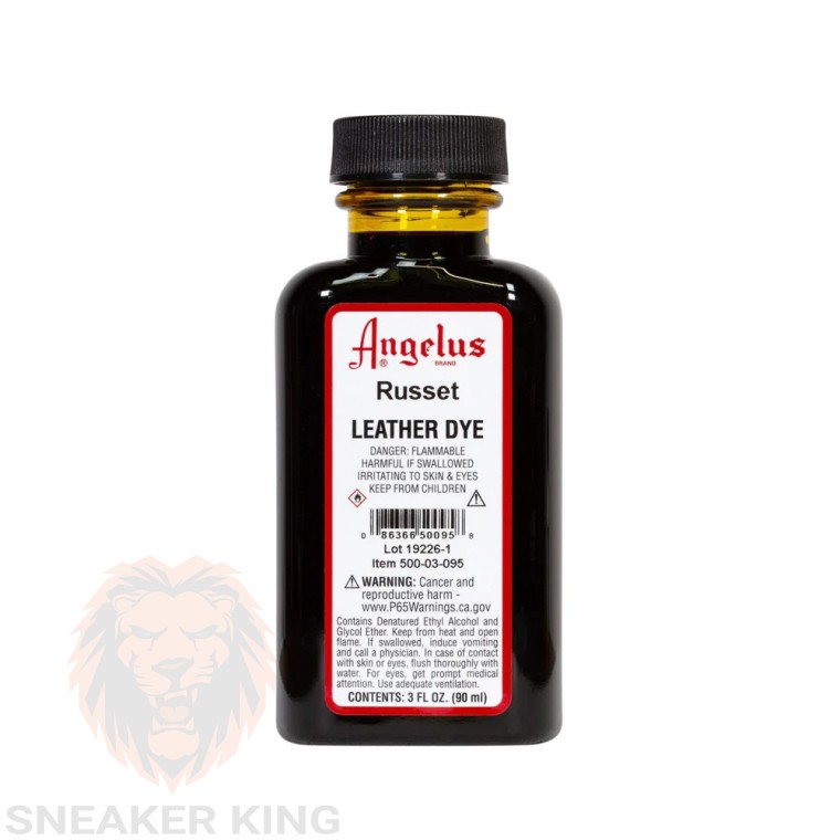 Барвник для шкіри Angelus leather dye Russet (червоно-коричневий) made in USA